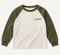 Olive Raglan Long Sleeve